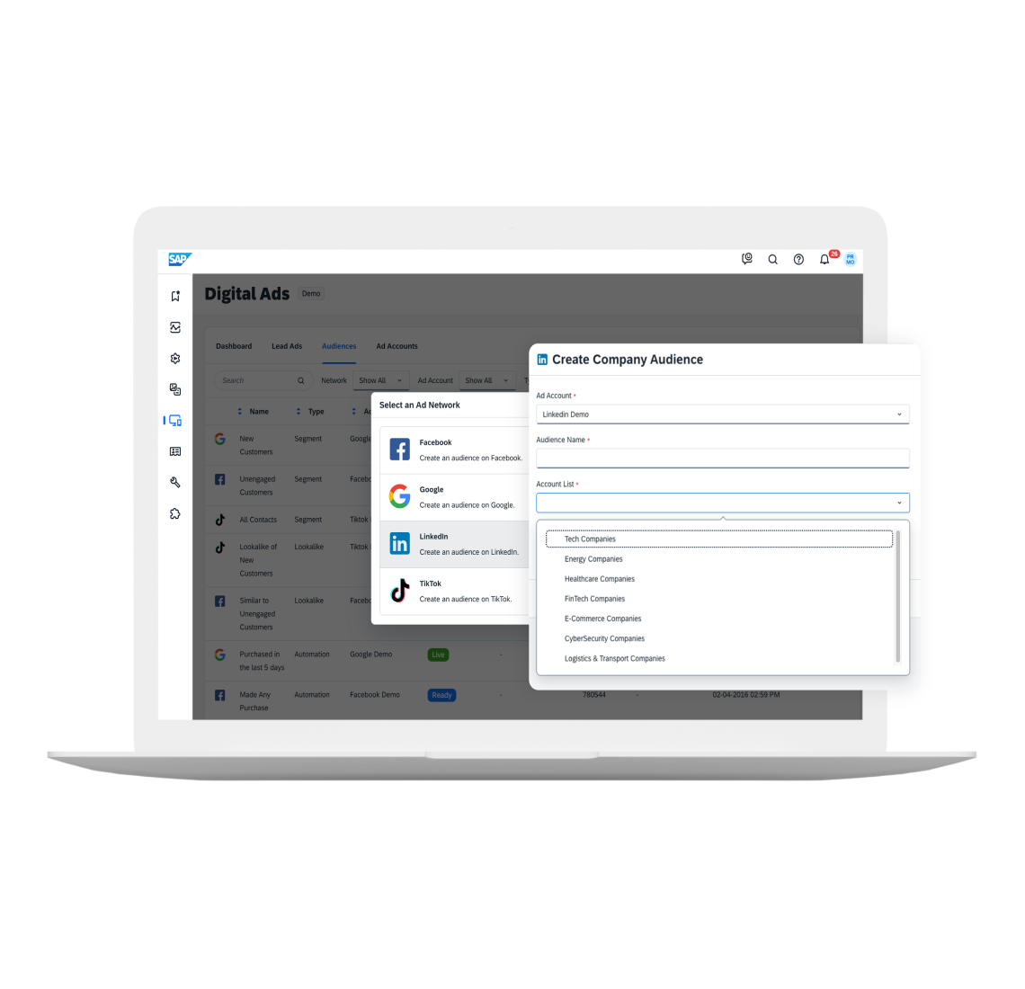 Target decision makers at key accounts