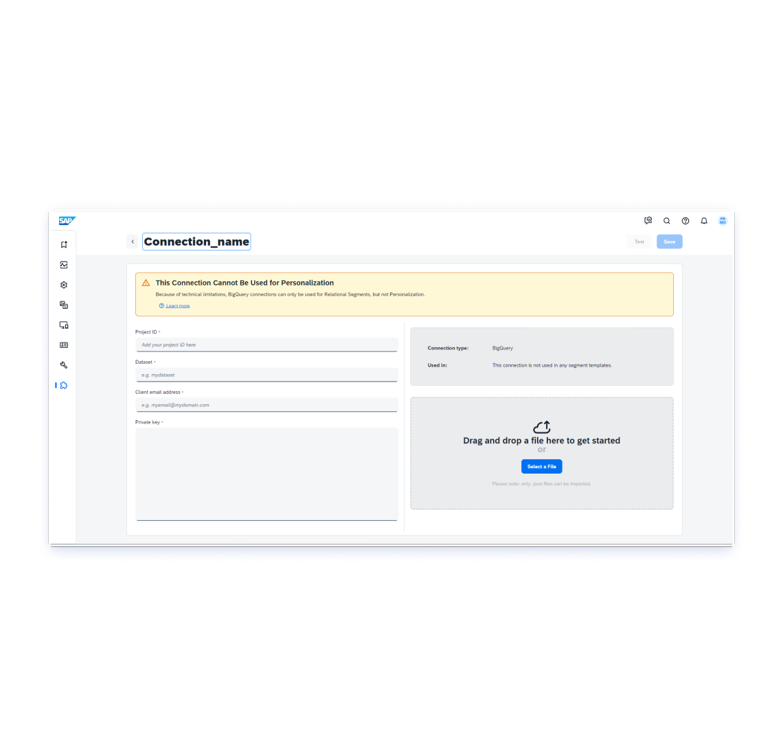 Segment on external cloud data