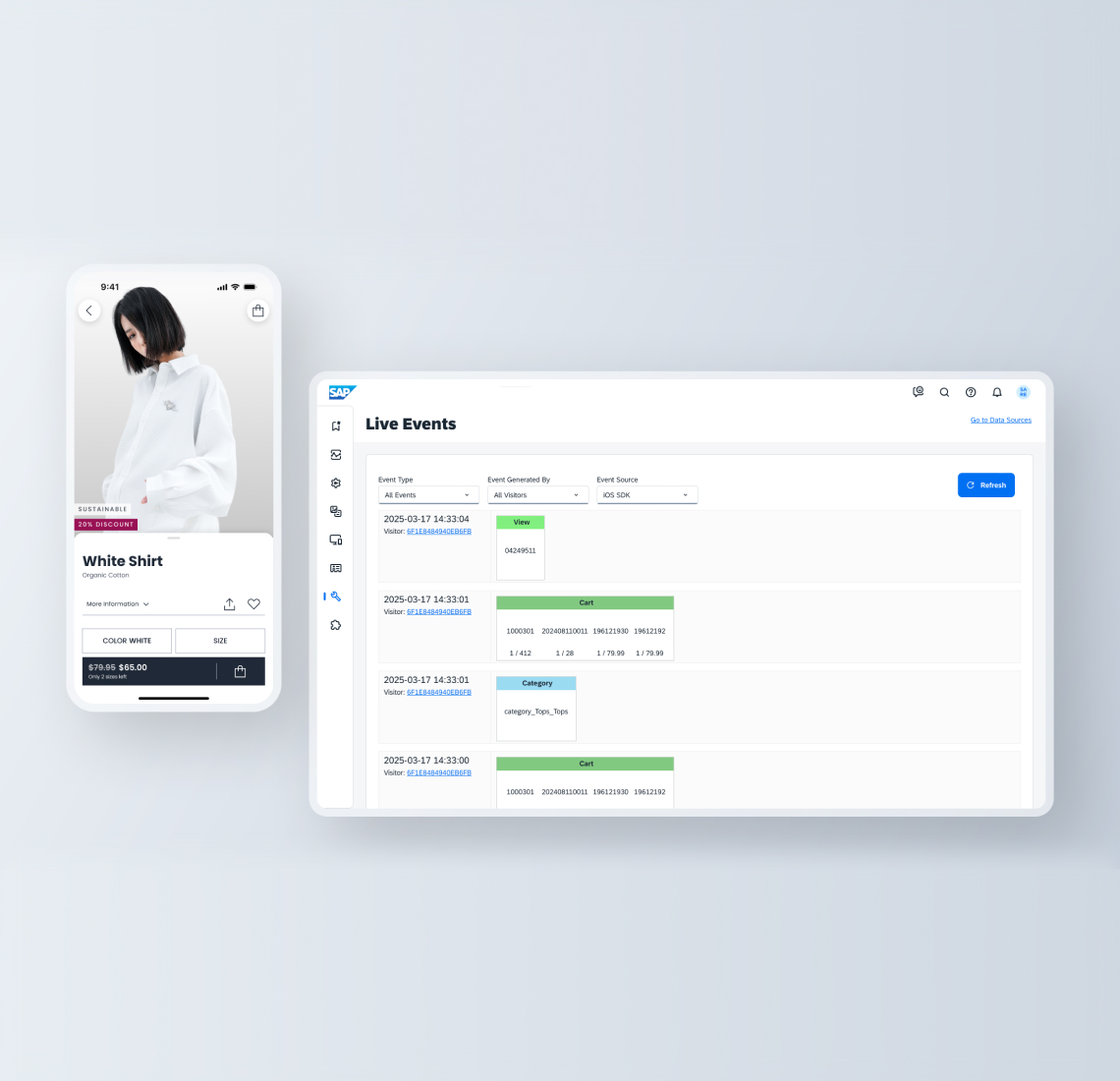 Targeted marketing with predictive events