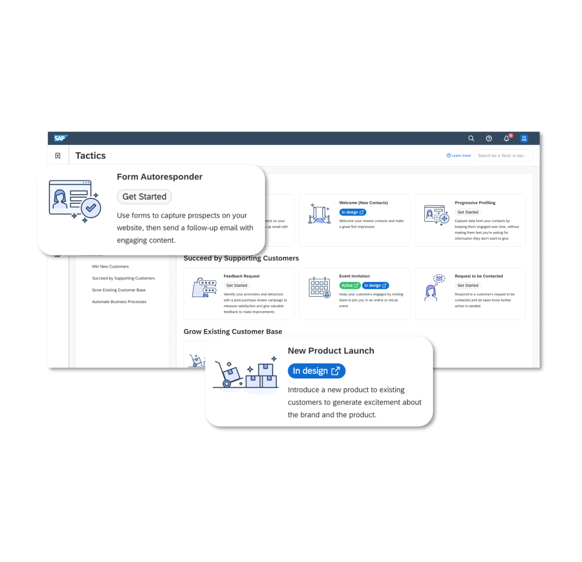 Integration of account and contact data with SAP Sales Cloud 