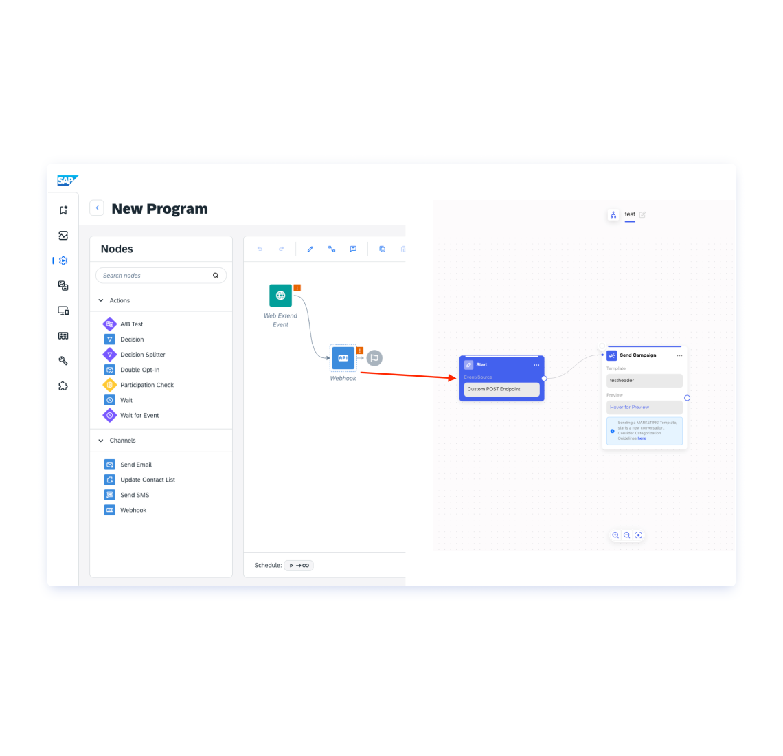 WhatsApp Flows through Automation Programs