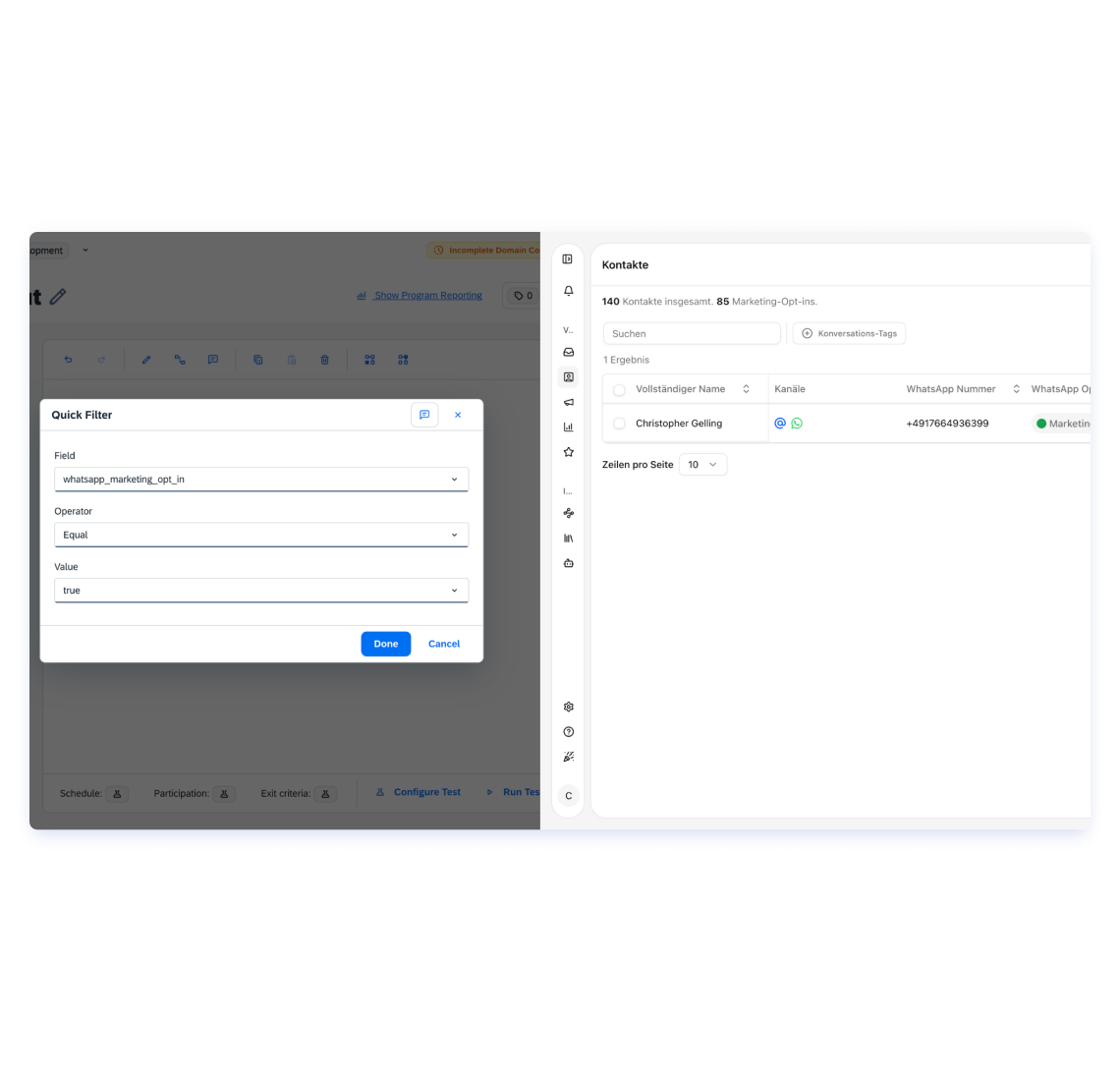 Manage WhatsApp Opt-Ins in Emarsys