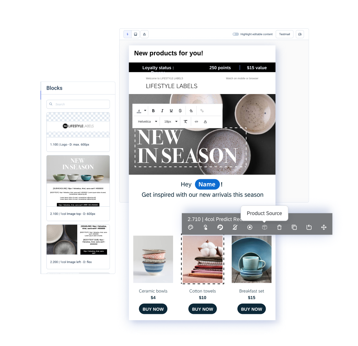 Deliver personalized offers 