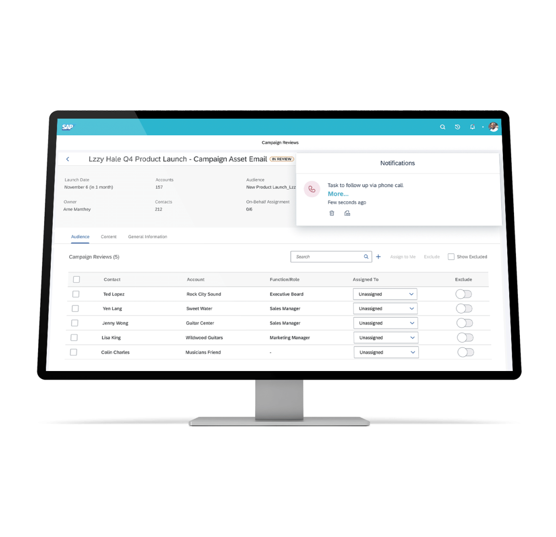 Send emails on behalf of sales employees 