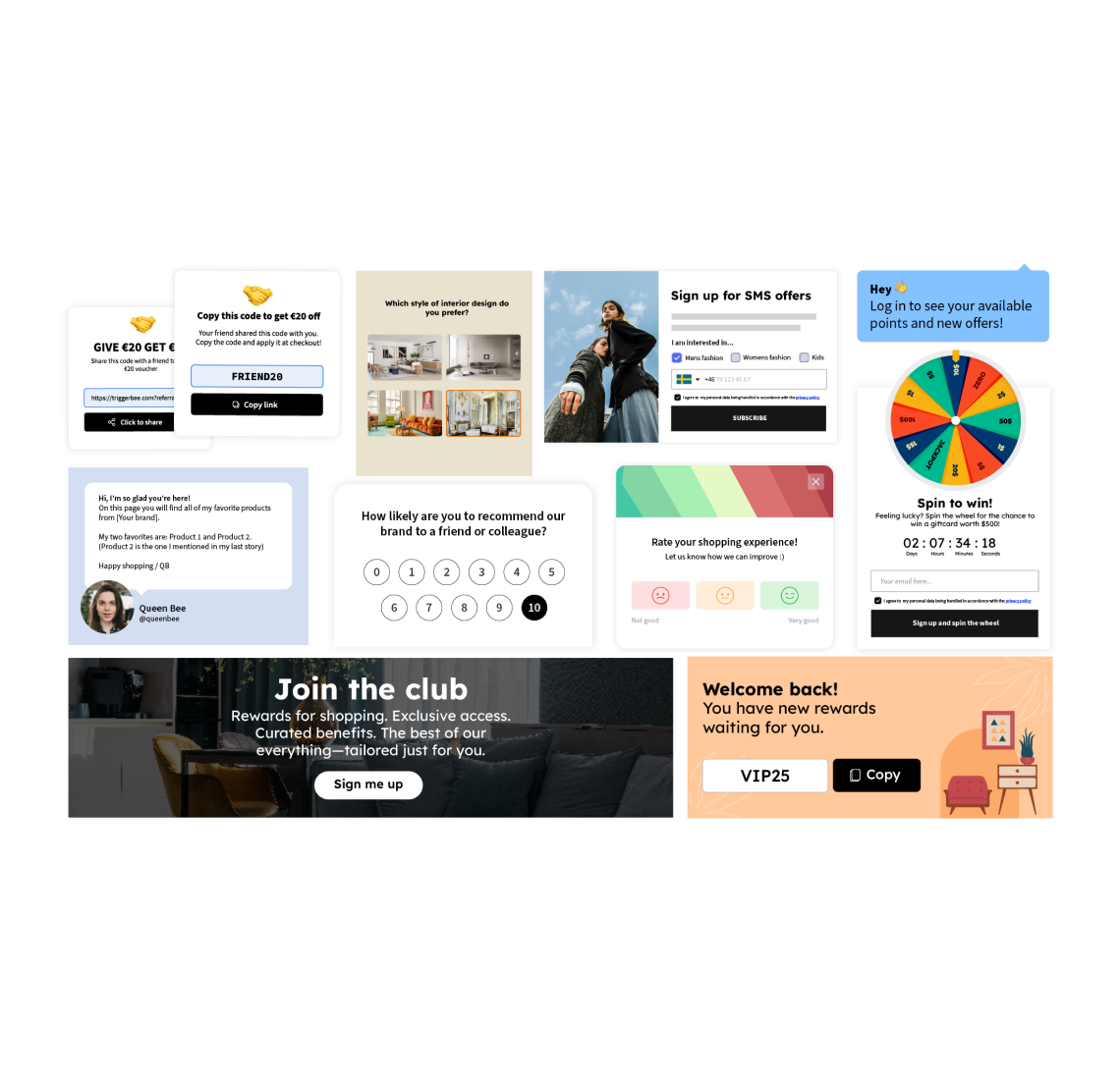 Target website visitors with personalized content 