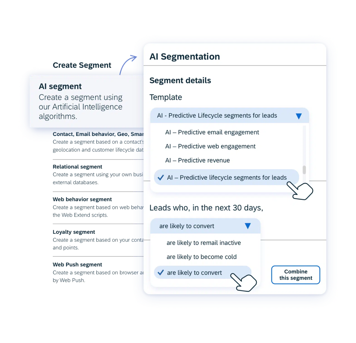 Turn support tickets into sales with dynamic segmentation